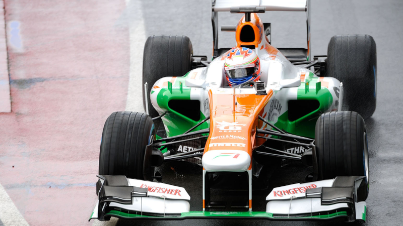 Illustration for article titled The Force India VJM06 Is A Nation's Fastest Billboard